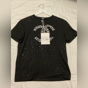 Chanel black 2021 Graphic Print T-Shirt